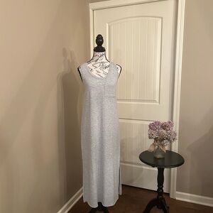 GAP Light Heather Gray Sleeveless Tank maxi dress.